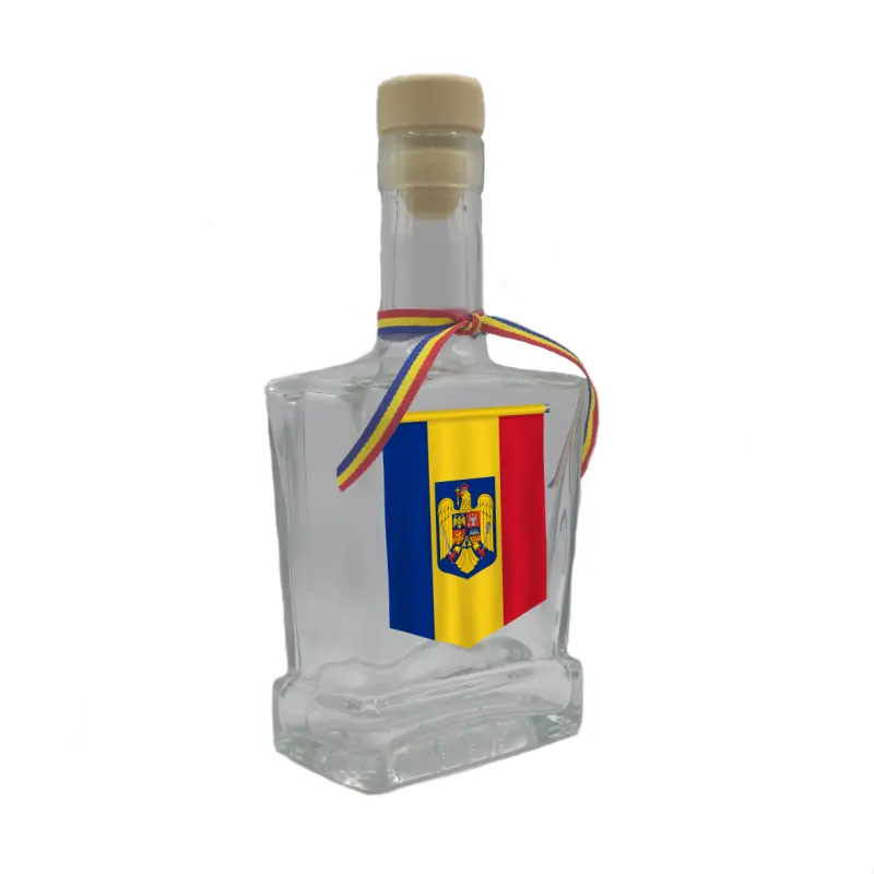 Fanion romania, sticla cu mesaj plata, 500 ml, model divgs179 16
